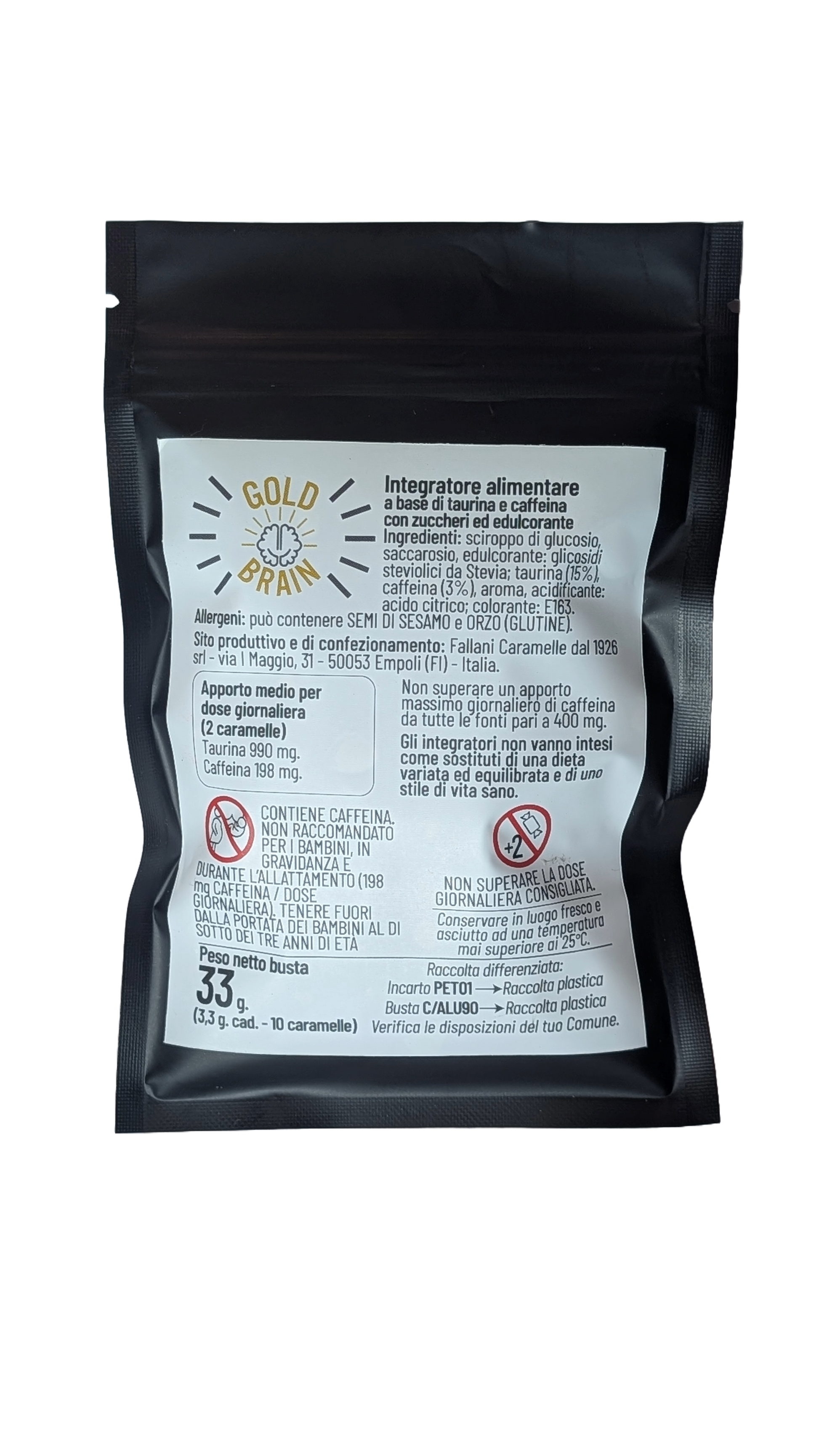 Gold Brain – Integratore Alimentare in Caramelle Dure